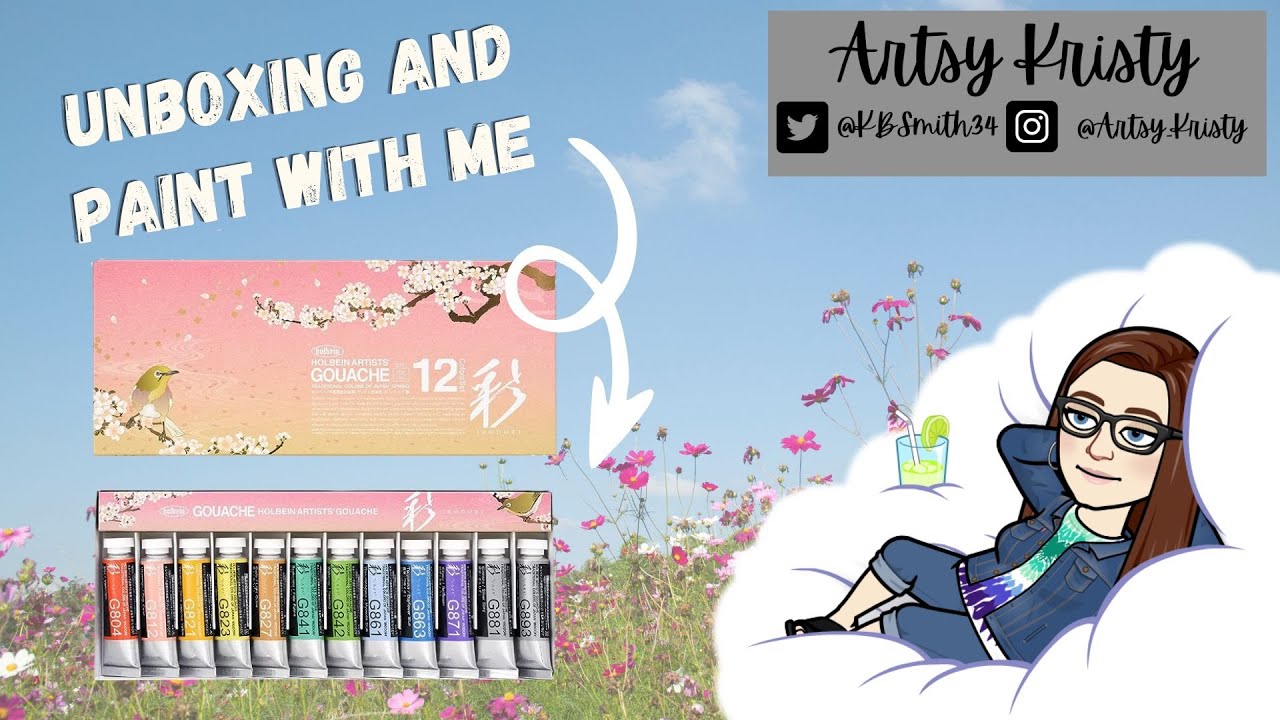 Holbein Irodori Spring Unboxing and Paint with Me