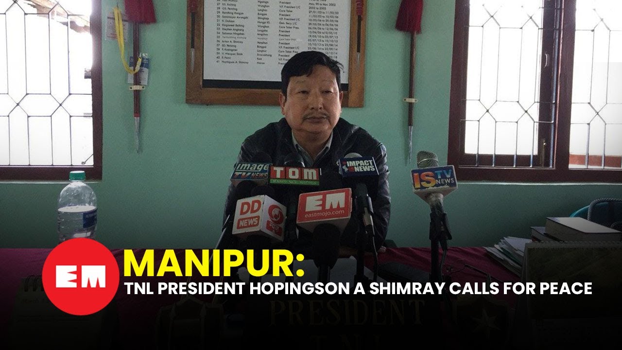 Tangkhul Naga Long (TNL) president addresses media after clashes in Kamjong district