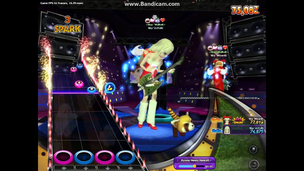 Guitar Mode : Ryzme - Honey Honey (Lv.3 Hard) 104bpm Care & Guys