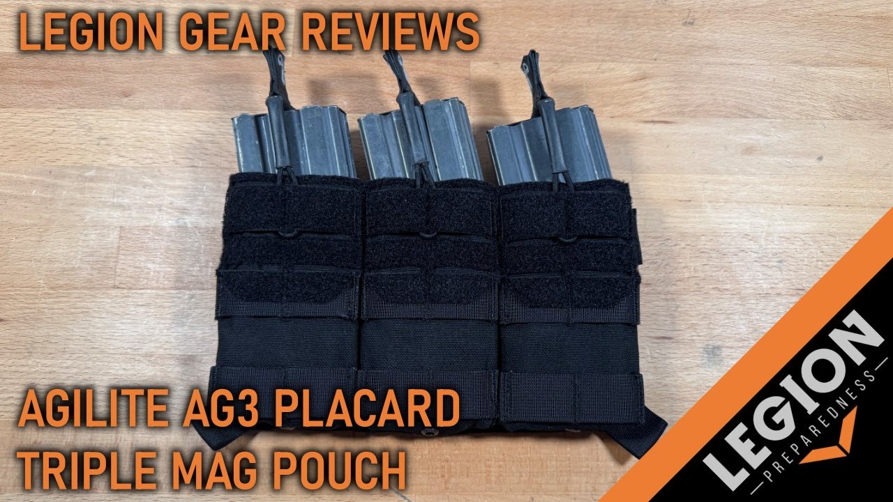 Legion Gear Review - Agilite AG3 Placard Triple Mag Pouch