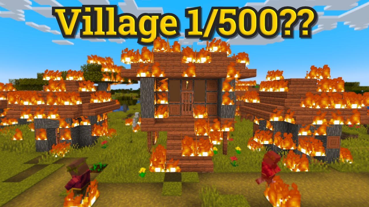 Can I beat minecraft without burning down 500 villages?