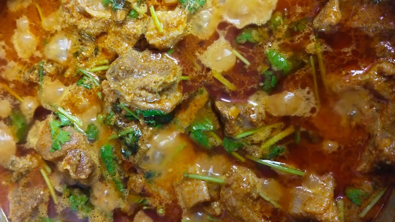 Mutton masala meetha Recipe 