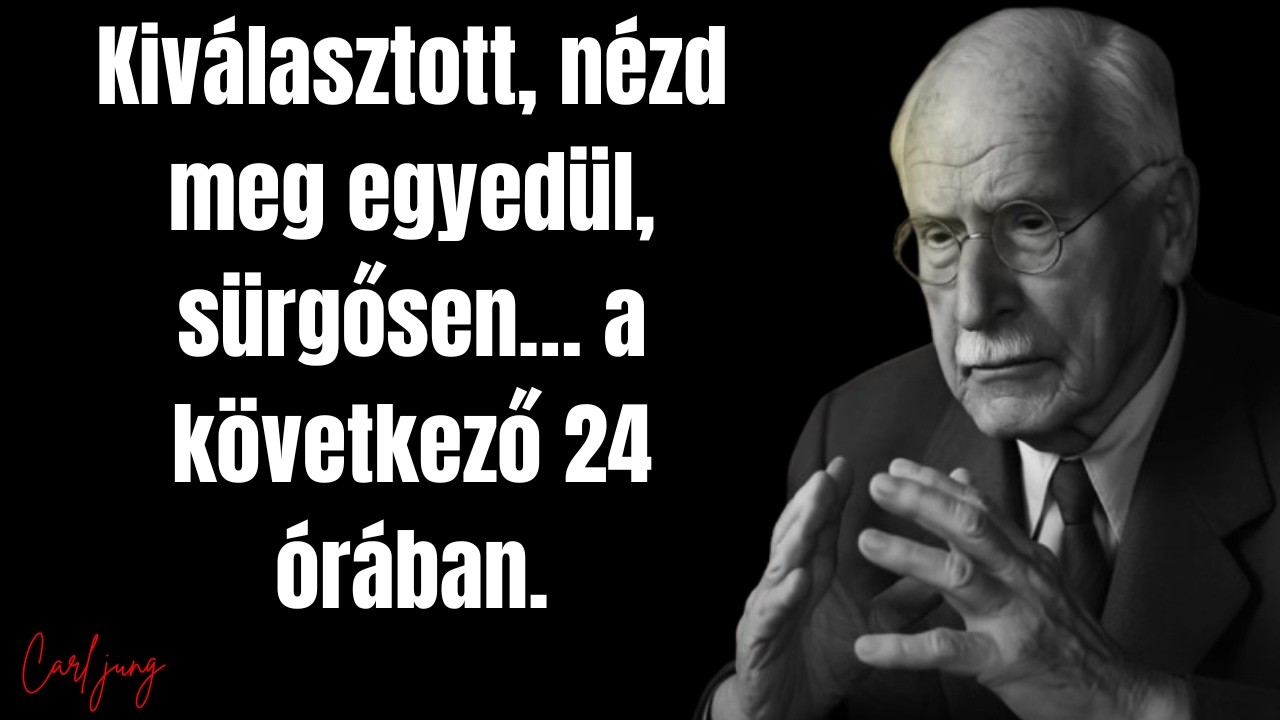 Carl jung – Kiválasztott, nézd meg egyedül, sürgősen… a következő 24 órában.