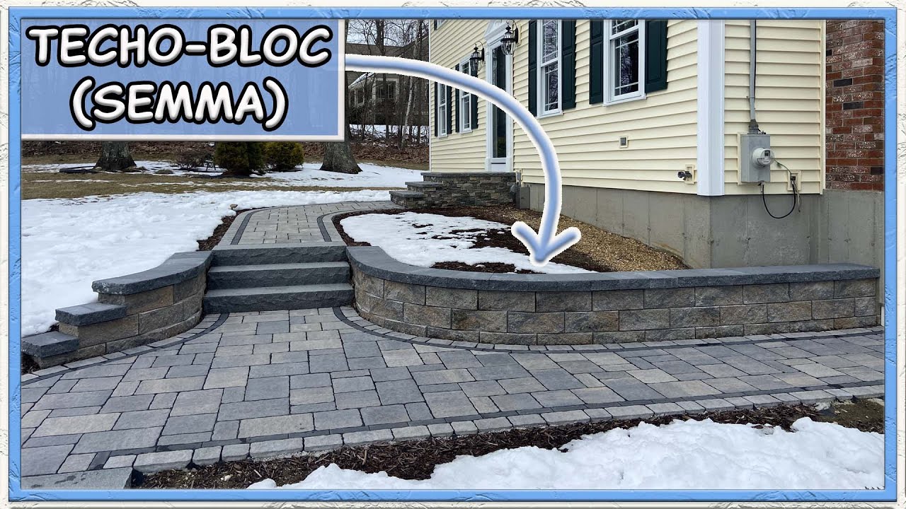 How To Build a Curved Sitting Wall (DIY) | Techo-Bloc (Semma)