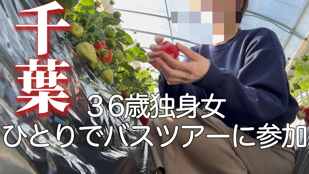 【女ひとり旅】千葉房総できのこといちごを狩る旅【日帰りバスツアー】