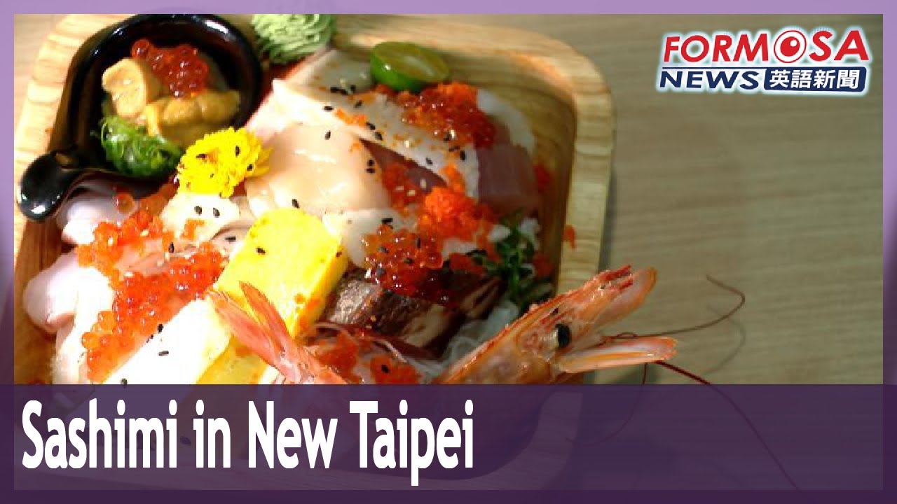 Colorful sashimi bowls make for an artistic meal in New Taipei