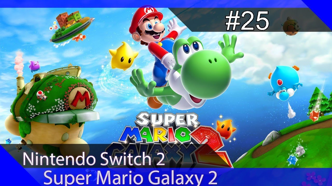 Walkthrough - Super Mario Galaxy 2 Switch #25 - Frostflocken-Galaxie