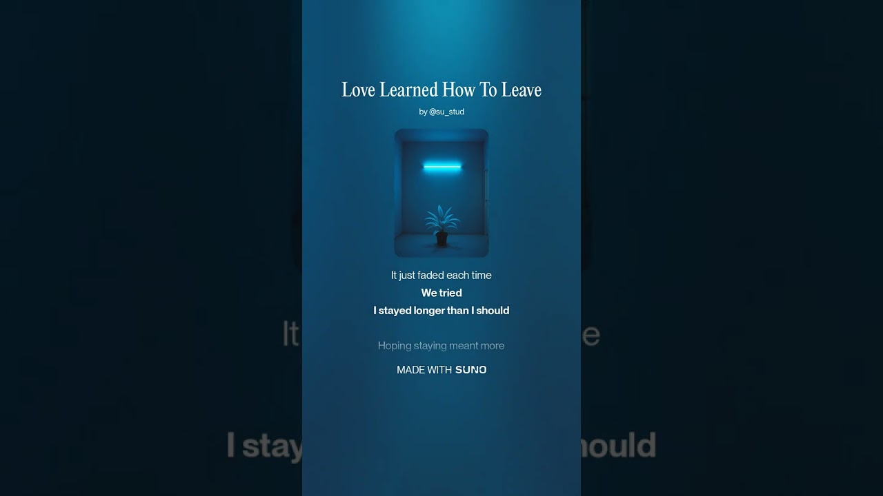 Love Learned How To Leave