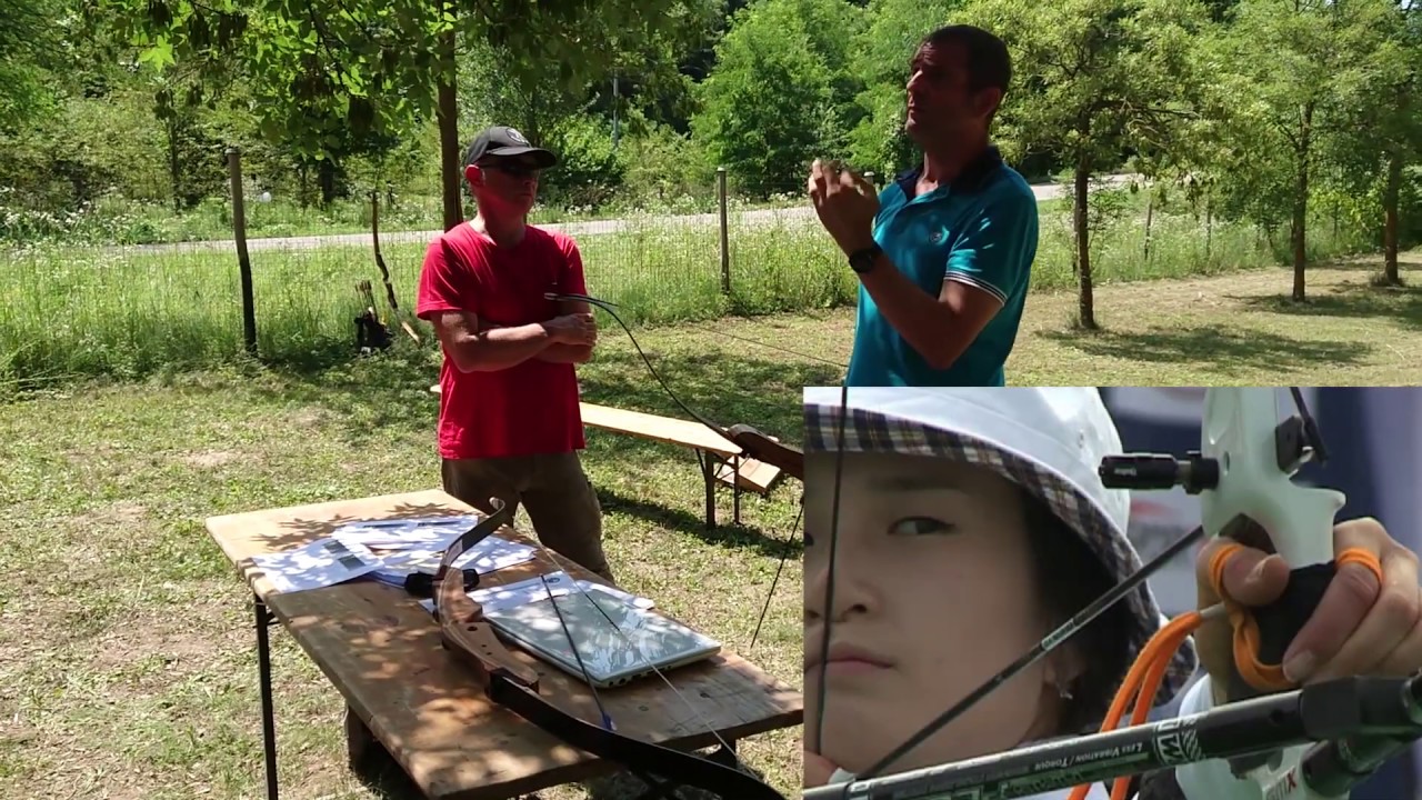 L'ancoraggio: fase 8 nella sequenza di tiro con l'arco FIARC