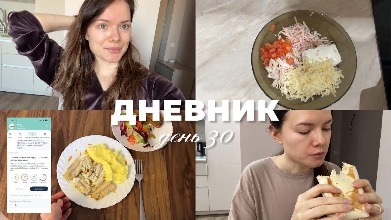Предпоследний день дневника. Что я ем? Какие планы дальше? Рецепт завтрака - 7.02, день 30