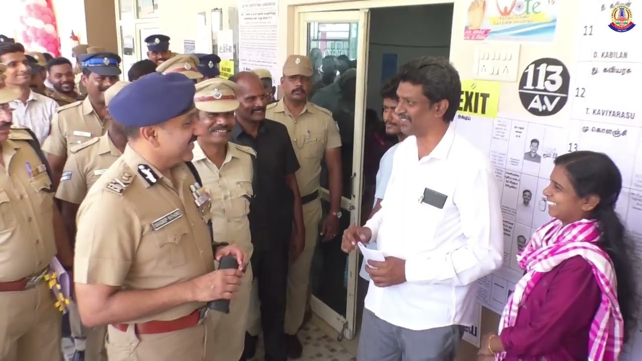 COP, GCP had a field visit and verified the security arrangements in place for polling.