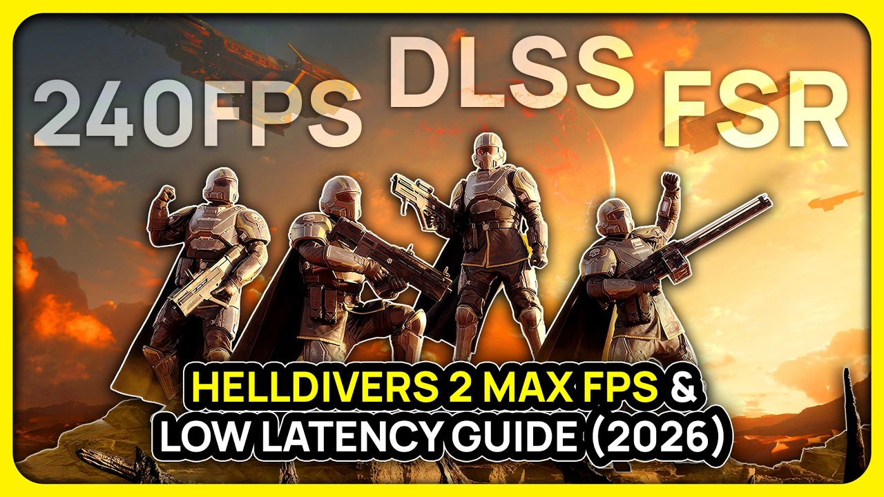 Helldivers 2 Максимальная частота кадров (2026) | DLSS 4.5, FSR 4, XeSS + Nvidia Smooth Motion!