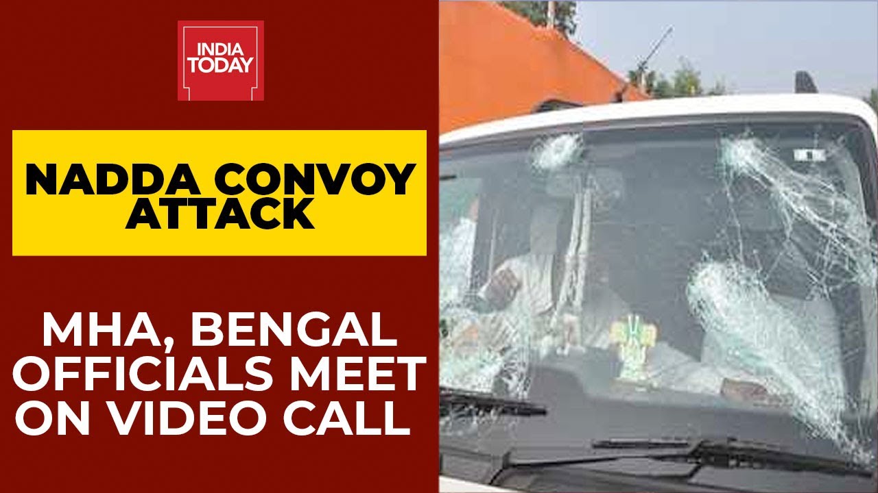 JP Nadda's Convoy Attack: Video Call Meet Between MHA Officials & Bengal's DGP, Chief Secy Today