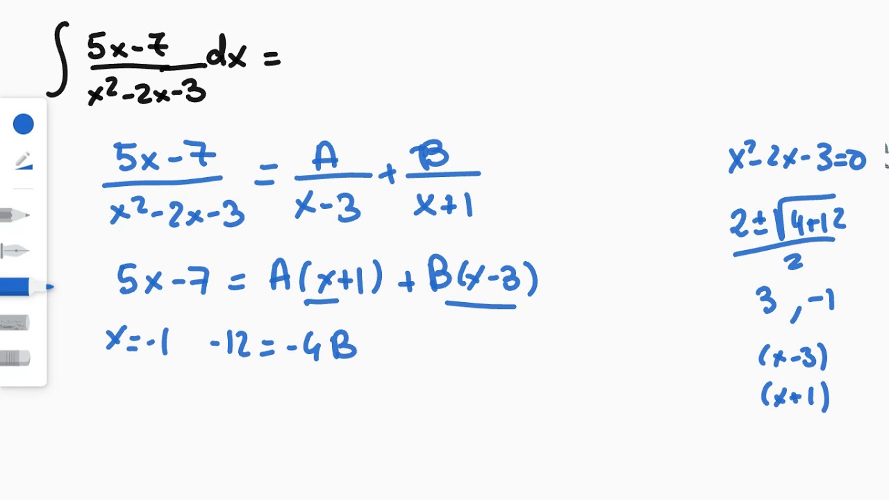 Integral de funciones racionales