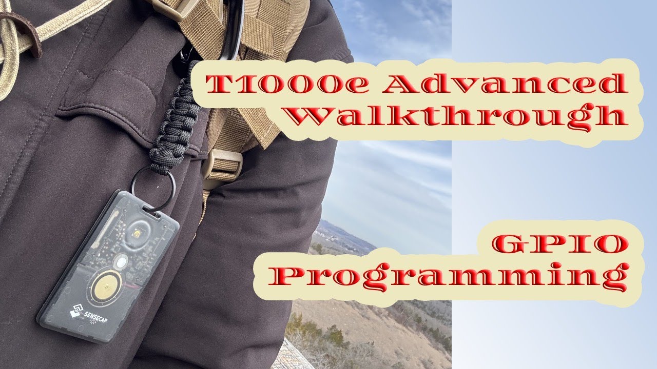 Расширенное руководство по Seeed Studios T1000e: программирование GPIO и настройка кабеля для зар...