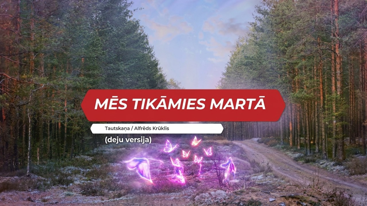 Mēs tikāmies martā(deju versija) - Tautskaņa / Alfrēds Krūklis