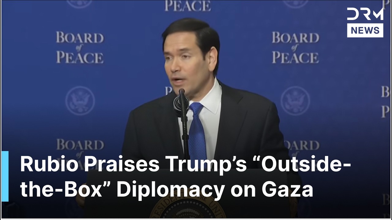 FULL REMARKS: Marco Rubio Warns &ldquo;No Plan B for Gaza&rdquo; at Trump&rsquo;s Board of Peace Meeting | AC1G