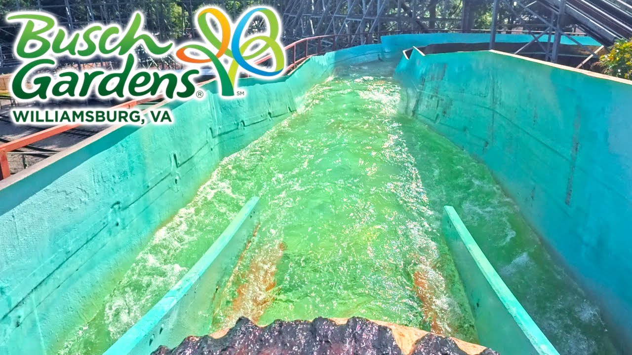 Le Scoot Log Flume On-Ride POV (4K) | Busch Gardens Williamsburg