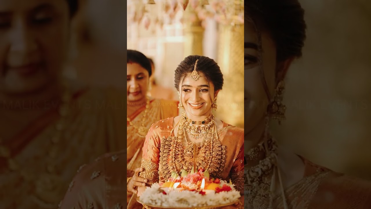 A Bride&rsquo;s Priceless Smile | Malik Events | Kerala Wedding | Bridal Entry | Kalyanam | Wedding Video