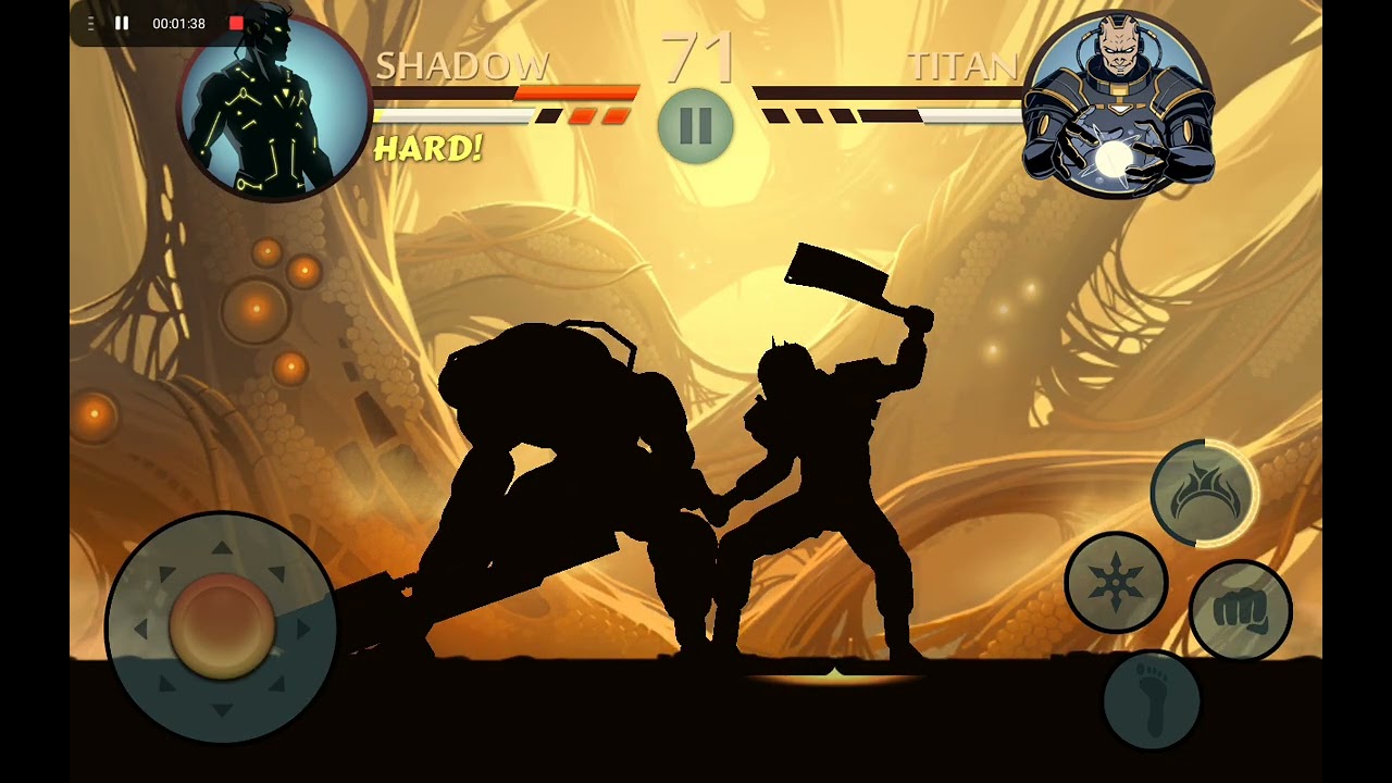 Shadow vs Titan epic battle fight scene #shadow #Titan #shadowfight2 
