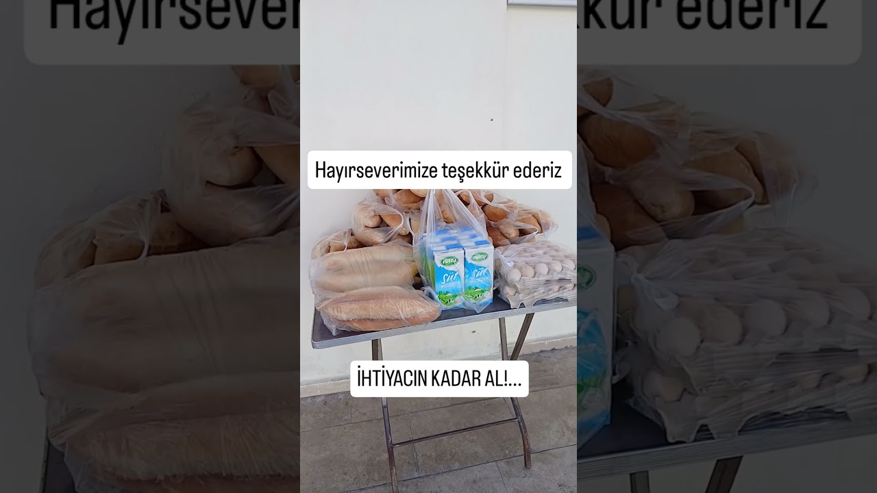 Askıda ekmek var... ihtiyacın kadar al