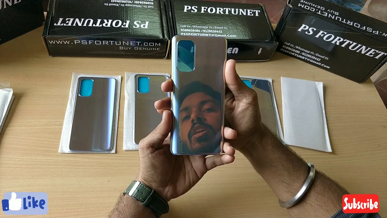 Replacement Glass Back Cover Battery Door Housing Panel  for Vivo V19 limited Stock Available call