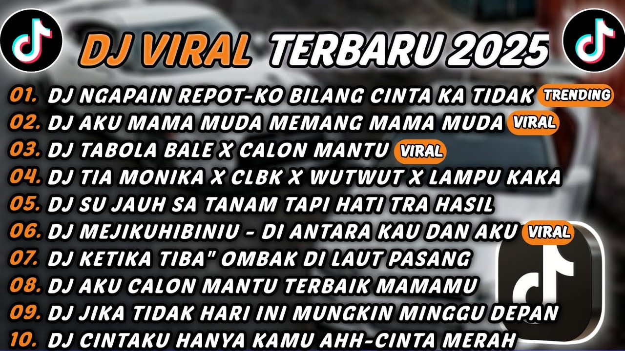 DJ TIKTOK TERBARU 2025 - DJ NGAPAIN REPOT-KO BILANG CINTA KA TIDAK🎵DJ AKU MAMA MUDA MAMAH MUDA🎵