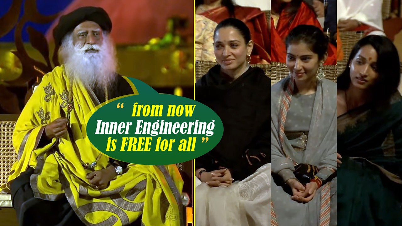 Sadhguru Declares Inner Engineering Free for All, Sadhguru Speech | #MahaShivaratri2026