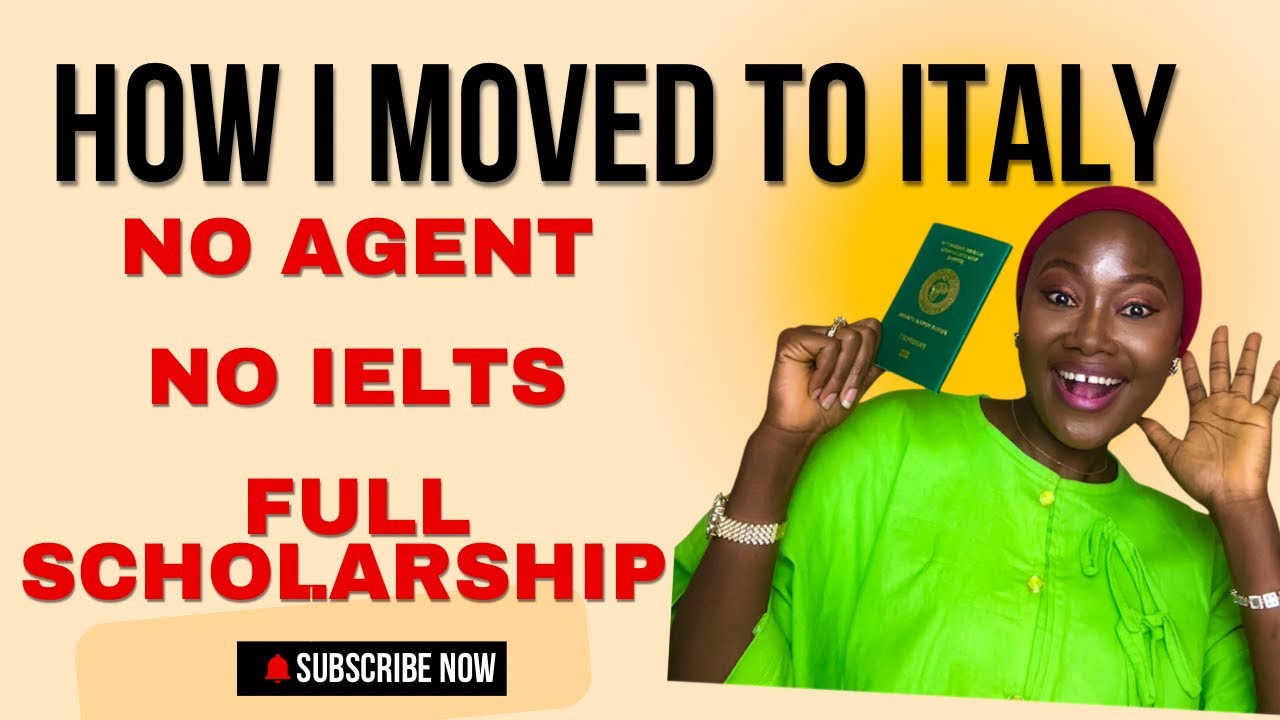 My Real Relocation Story: From Nigeria to Italy on Scholarship 🇮🇹 | No Agent, No IELTS |