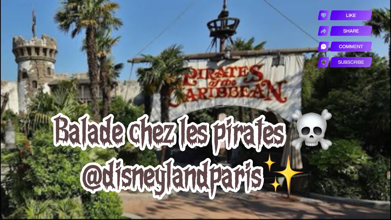 Balade chez les Pirates ☠️de @DisneylandParis ✨#disneylandparis #piratesofthecaribbean #dlp 