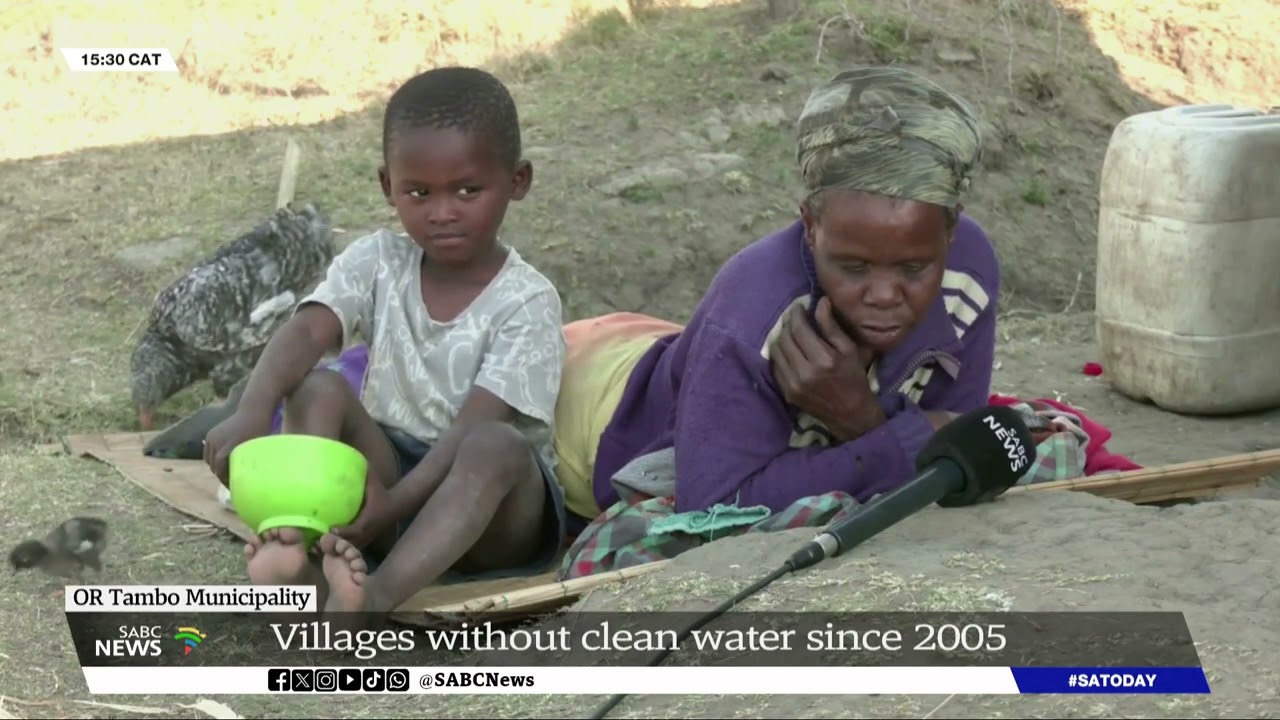 Residents of villages in E Cape's OR Tambo District bemoan lack of clean water, housing
