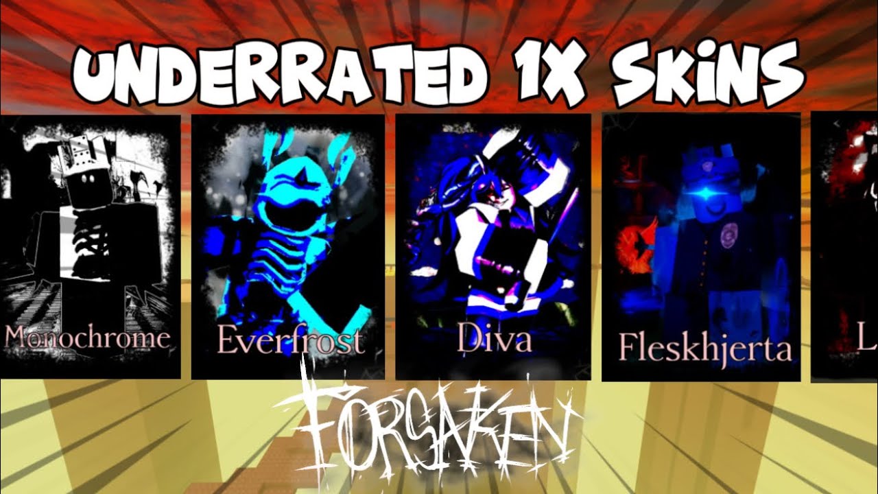 SERVER WIPING With UNDERRATED 1x1x1x1 Skins (Roblox Forsaken)