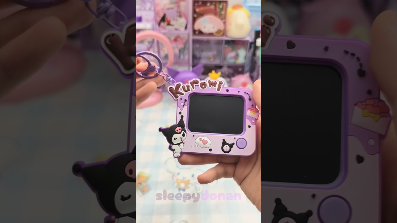 kuromi keychain💜 #stationarycollection #kuromi #unboxing #foryou #shorts #toys #keychain