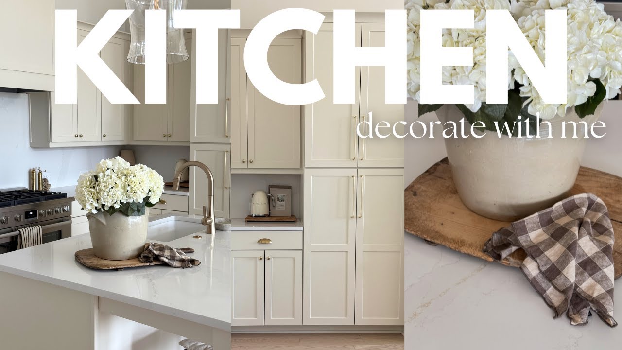 Kitchen Decorate With Me | Cozy Vintage Styling & HomeGoods Finds