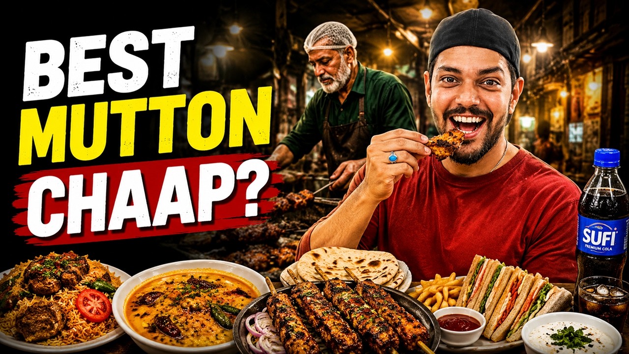 ULTIMATE PAKISTANI STREET FOOD TOUR IN LAHORE - MUTTON CHAAP, KATAKAT, BBQ