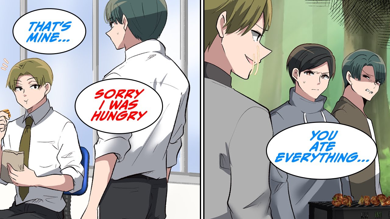 This new guy kept stealing food from me, but then... [Manga Dub]