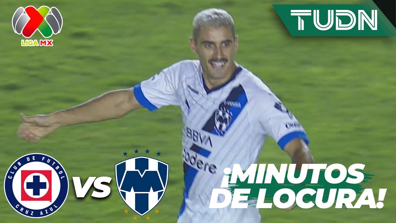 ¡MINUTOS DE LOCURA! Rayados anotó dos goles | Cruz Azul 1-2 Monterrey | CL2024 - Liga Mx Semis |