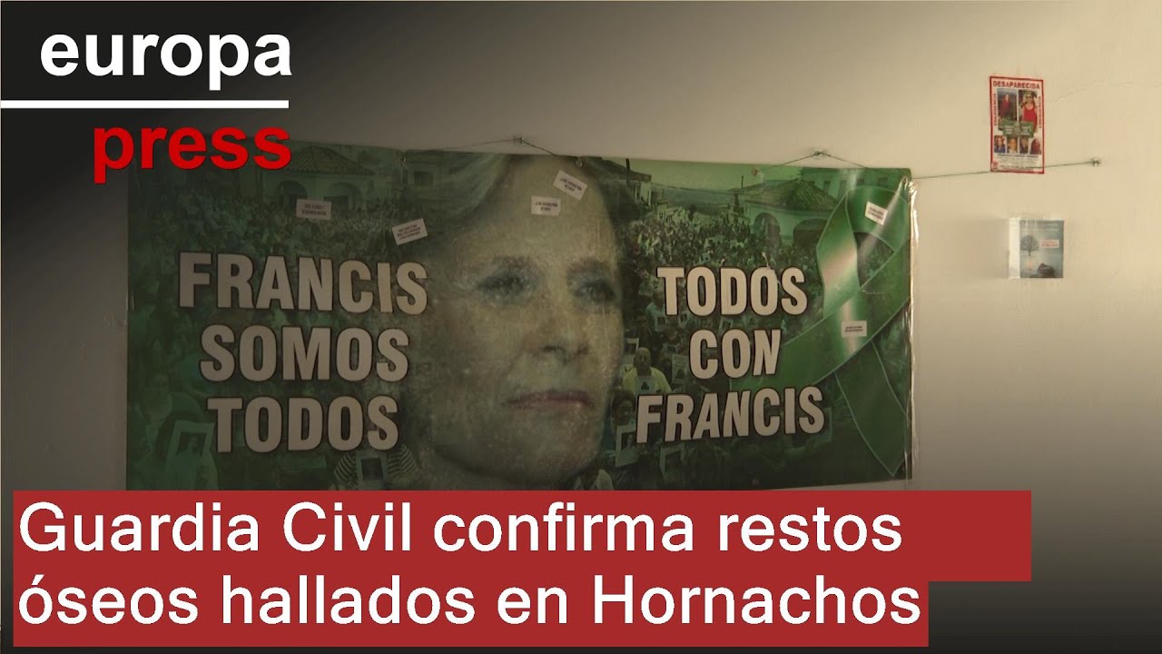 Guardia Civil confirma que restos óseos hallados en Hornachos corresponden a Francisca Cadenas