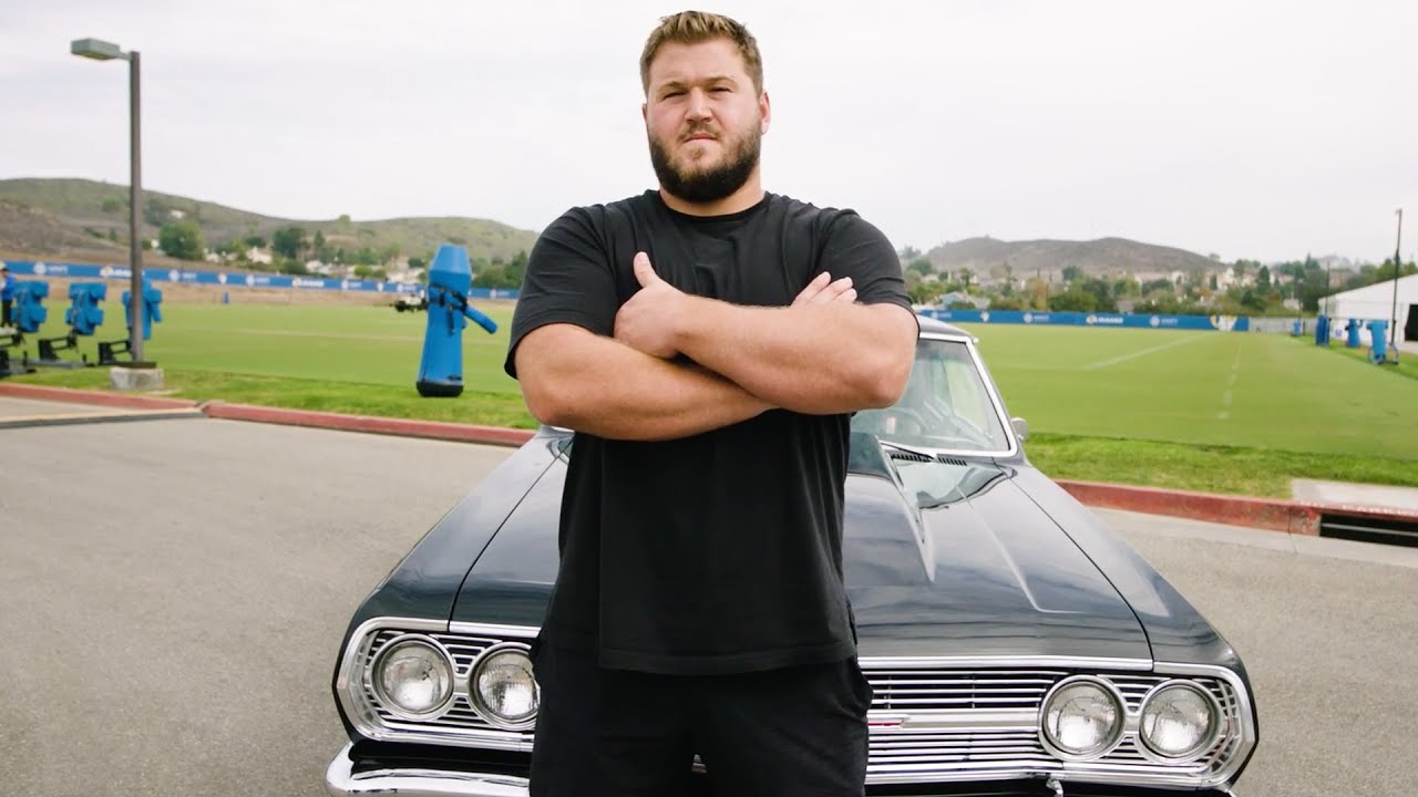 Rams DL Greg Gaines Shows Off The Details Of His 1965 Chevrolet Chevelle Malibu SS | Rams Rides