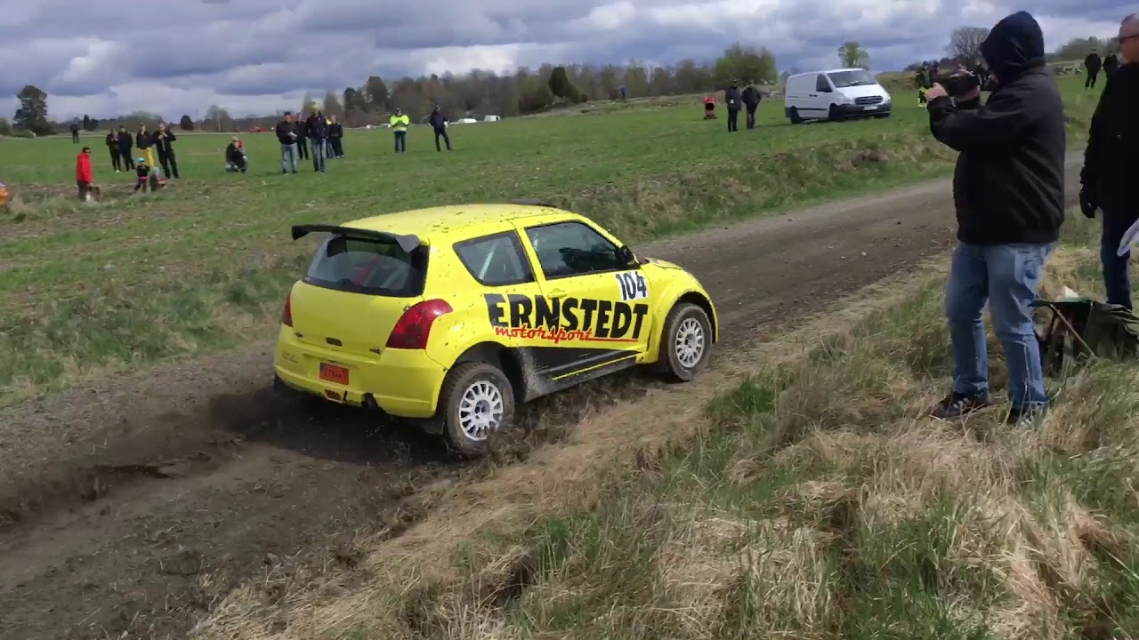 Aspgren Bygg Rallysprint 2019. Attack and one little crash