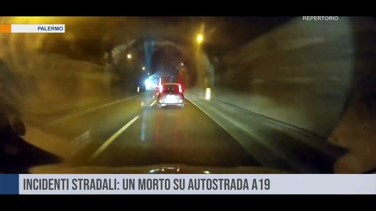 Palermo, incidenti stradali: un morto su autostrada A19