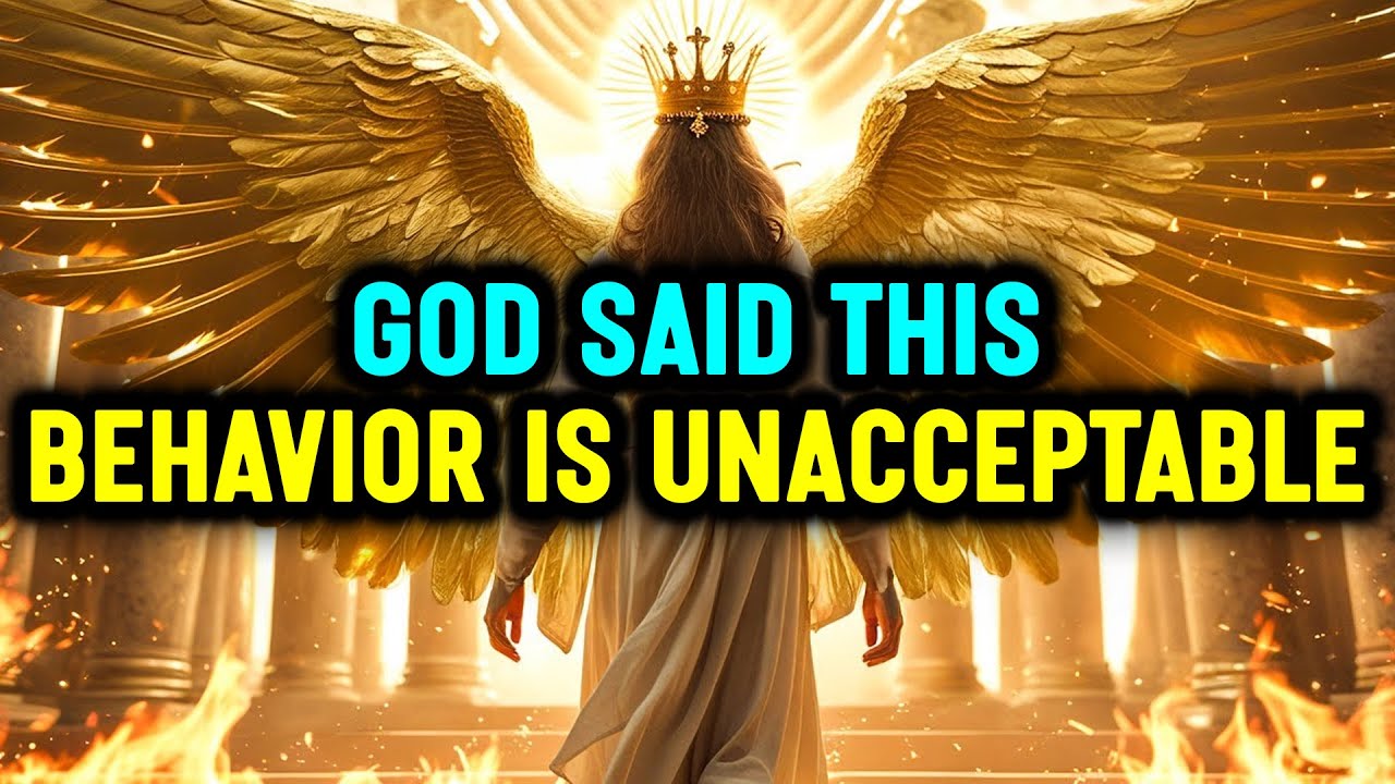 Chosen Ones, God Will No Longer Tolerate This Behavior From You