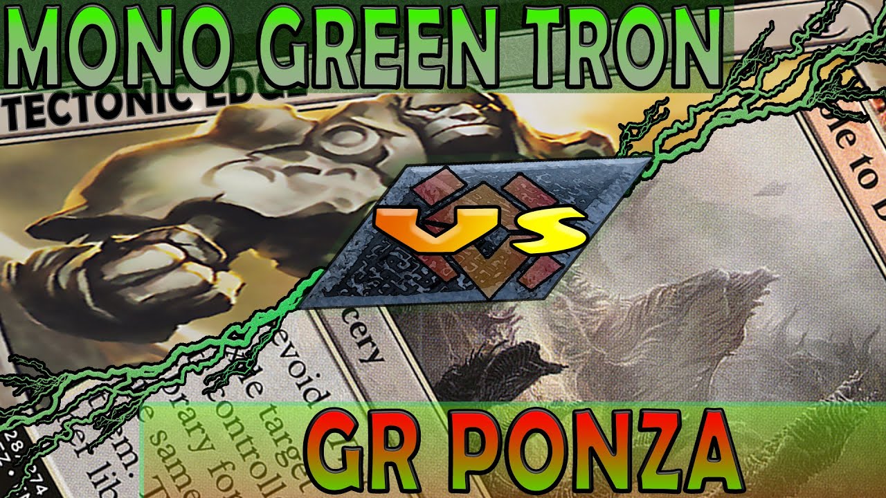 🟩 Mono Green Tron VS 🟩🟥 Green Red Gruul Ponza: Turn 2 Crumble to Dust!!! (No Audio My Bad)
