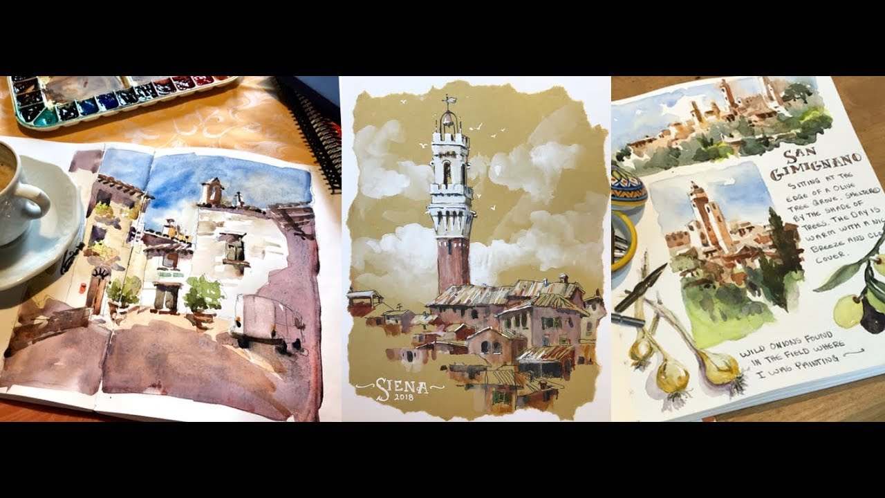Sketchbook Tour: Tuscany