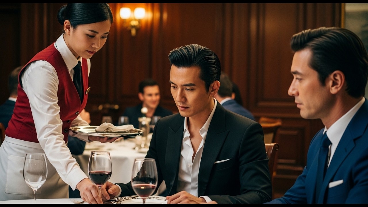 1056. The Waitress Switched His Glass in Silence — Korean Mafia Boss Watched, Realizing She Saved