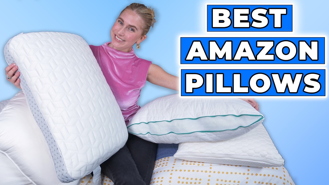 Best Pillows on Amazon - My 6 Favorite Pillows Of The Year!