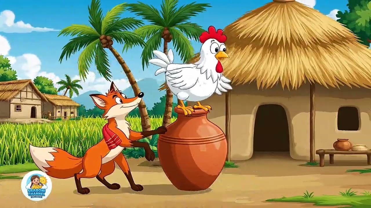 শিয়ালের খামার | বাঘ মুরগি চোর | Fox Cartoon | New Bangla Golpo | #srabonicartoon