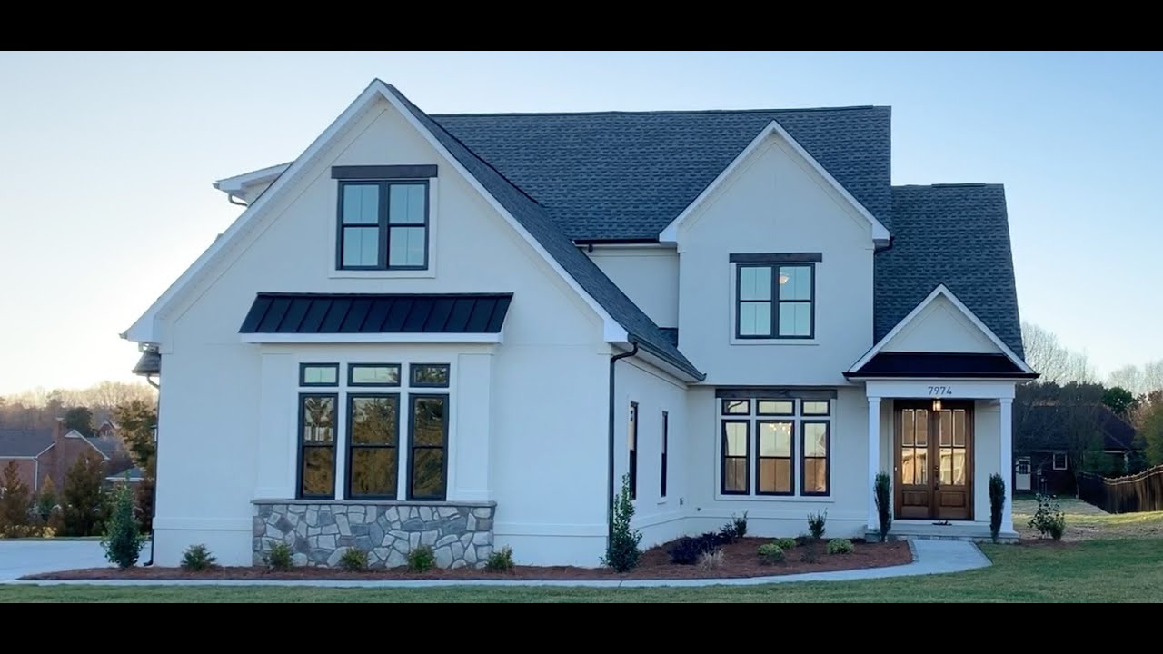 Stucco Modern Home in Charlotte NC | Harrisburg, NC | Charlotte Luxury Homes PresPro Custom Homes