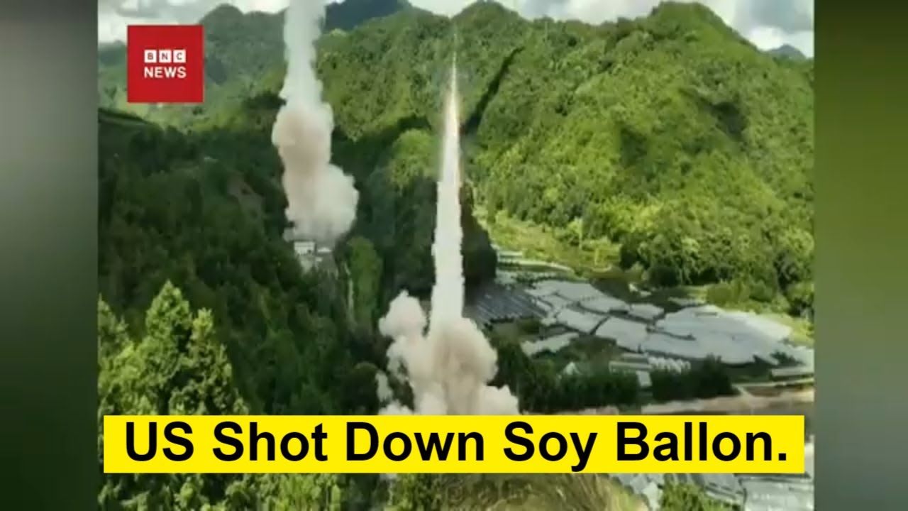 US shoots down Chinese 'spy' balloon over Atlantic | BNC News