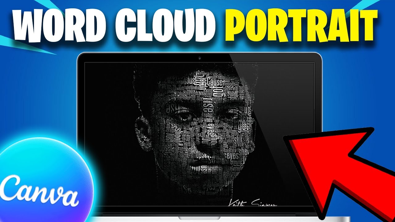 How To Create A Word Cloud Text Portrait In Canva - Step By Step (2026 Guide)
